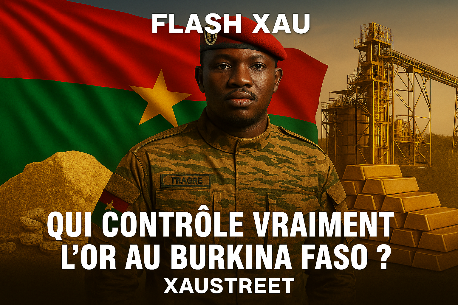 Ibrahim Traoré contrôle or Burkina Faso