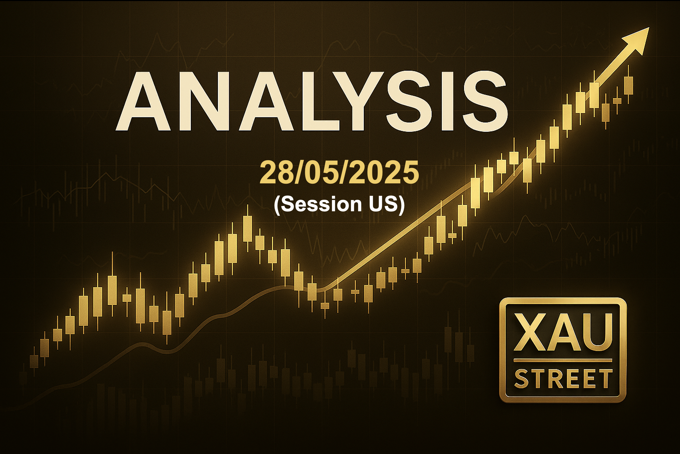 Graphique XAU/USD H4 – réaction FOMC 28 mai – cassure 3 305 $