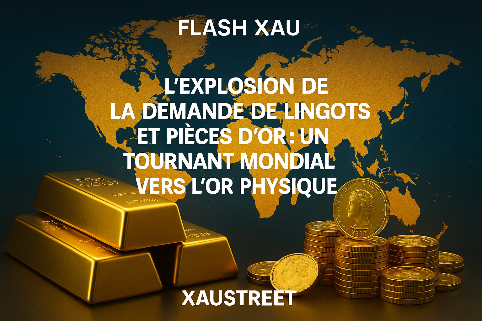 Demande mondiale de lingots et pièces d’or en 2025 – Flash XAU XAUstreet