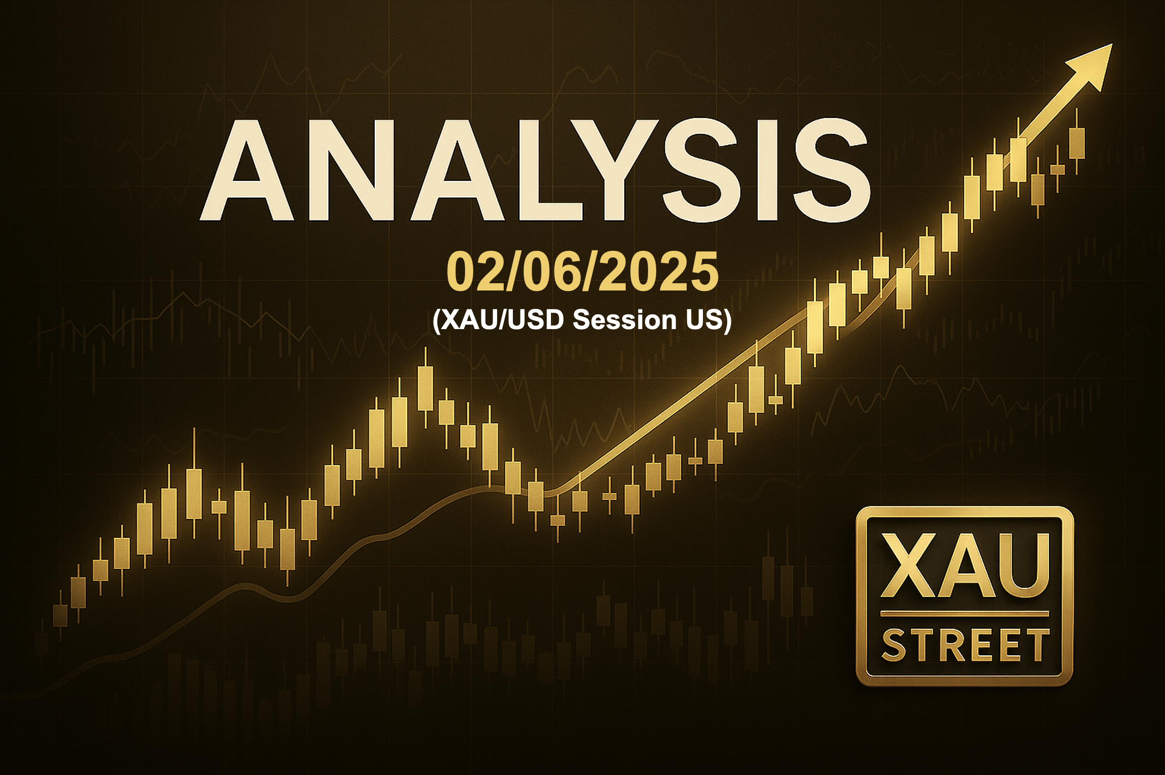 XAU/USD 2 juin 2025 - graphique cassure résistance et cible 3 400 $