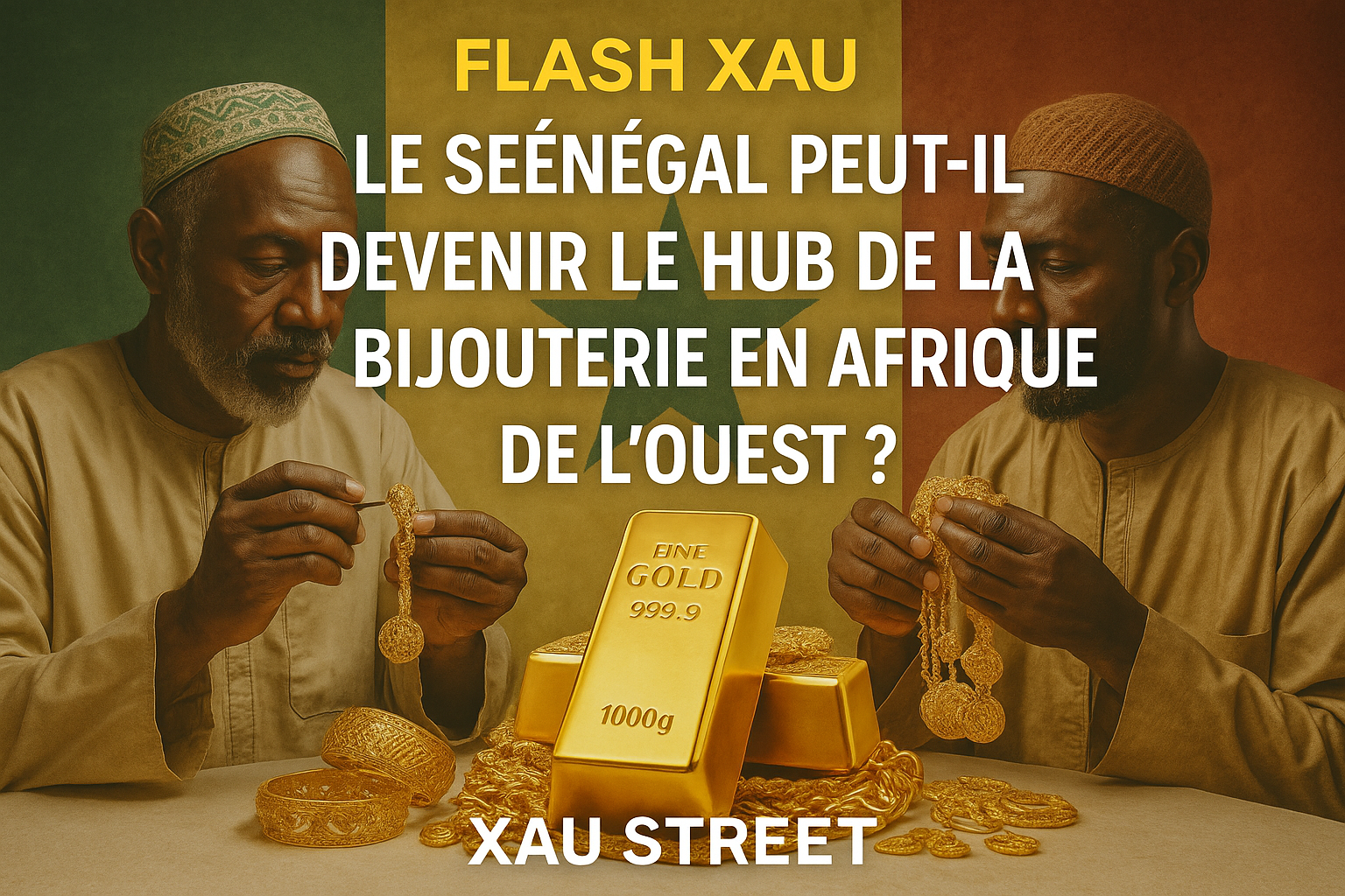 artisans bijoutiers or Sénégal