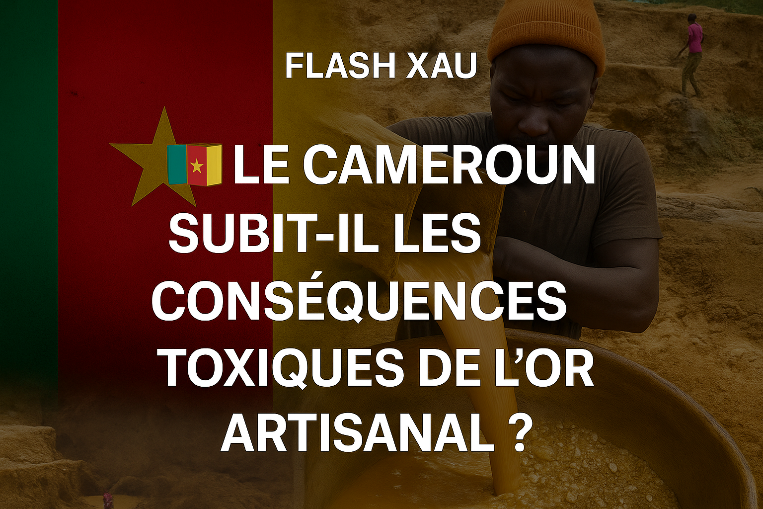 or artisanal Cameroun mercure déforestation