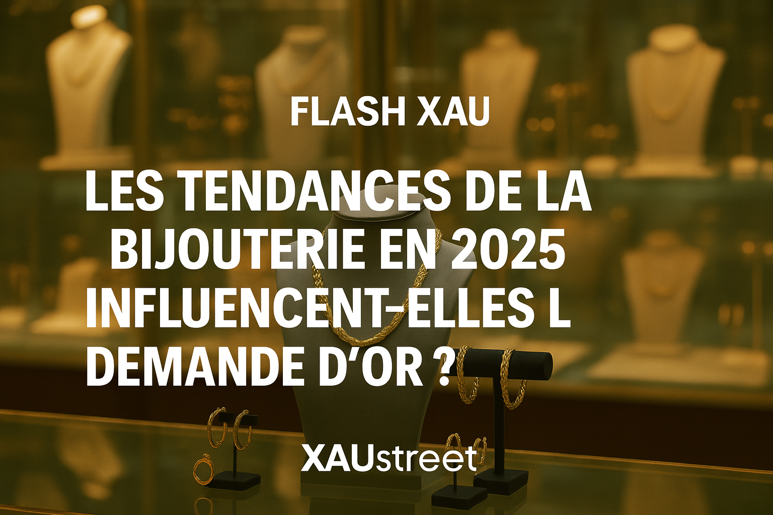 tendance bijouterie or 2025