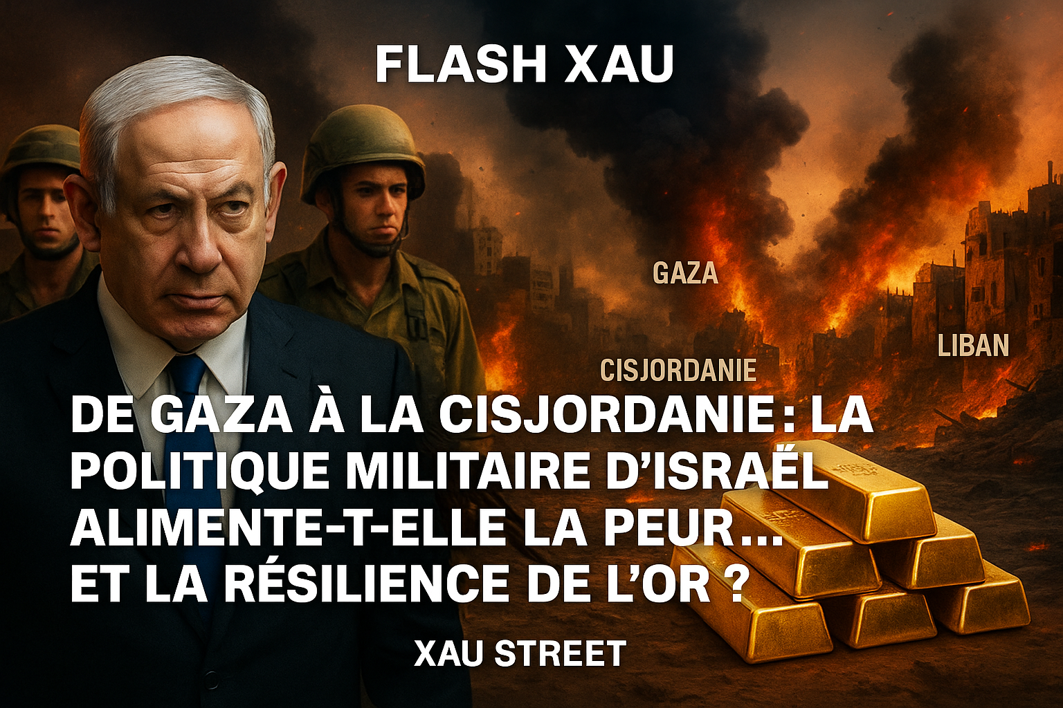 tensions Israël Gaza or valeur refuge