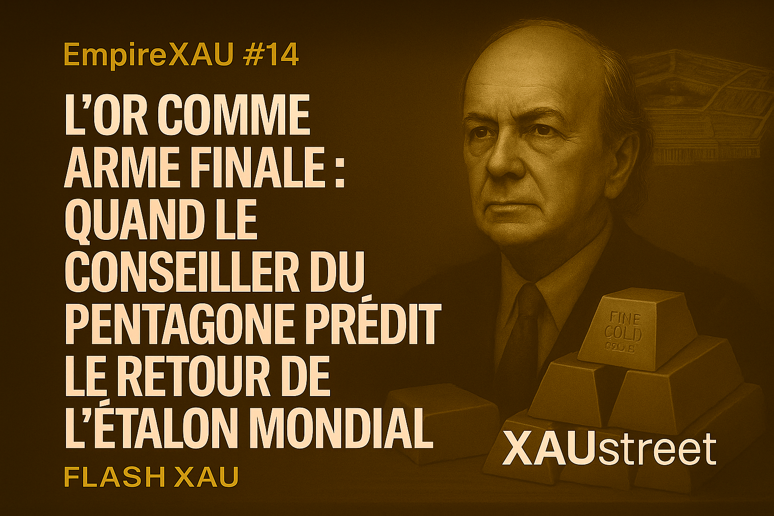 L’or comme arme ultime : James Rickards, stratège de l’étalon mondial