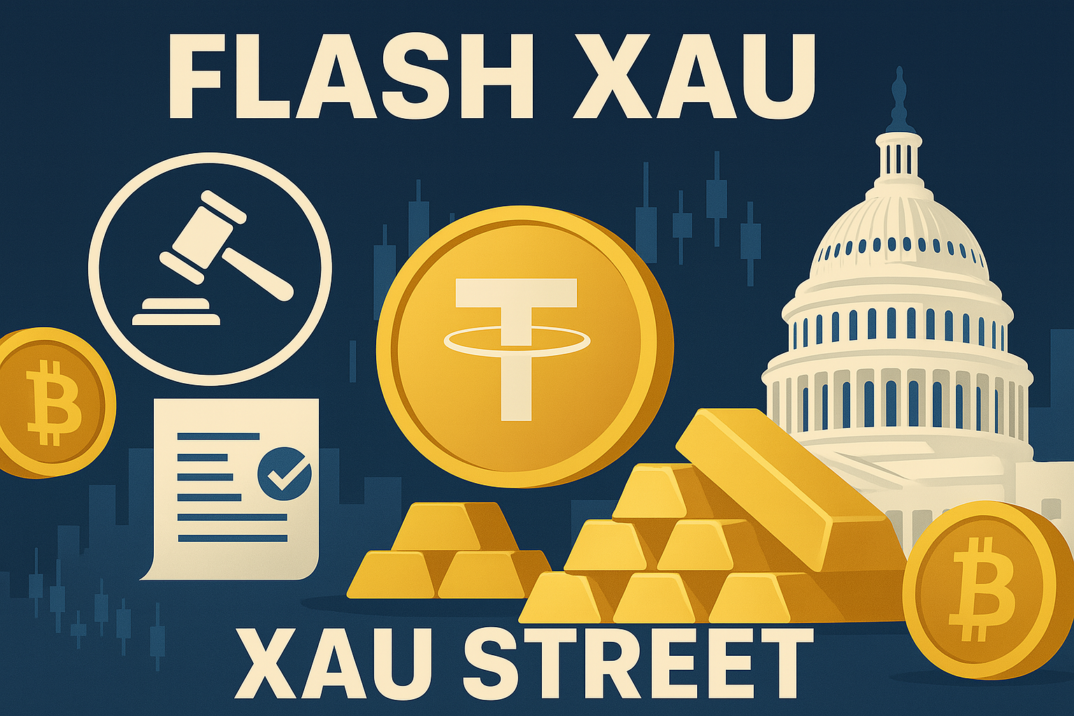 Congrès US régulation stablecoins or 2025