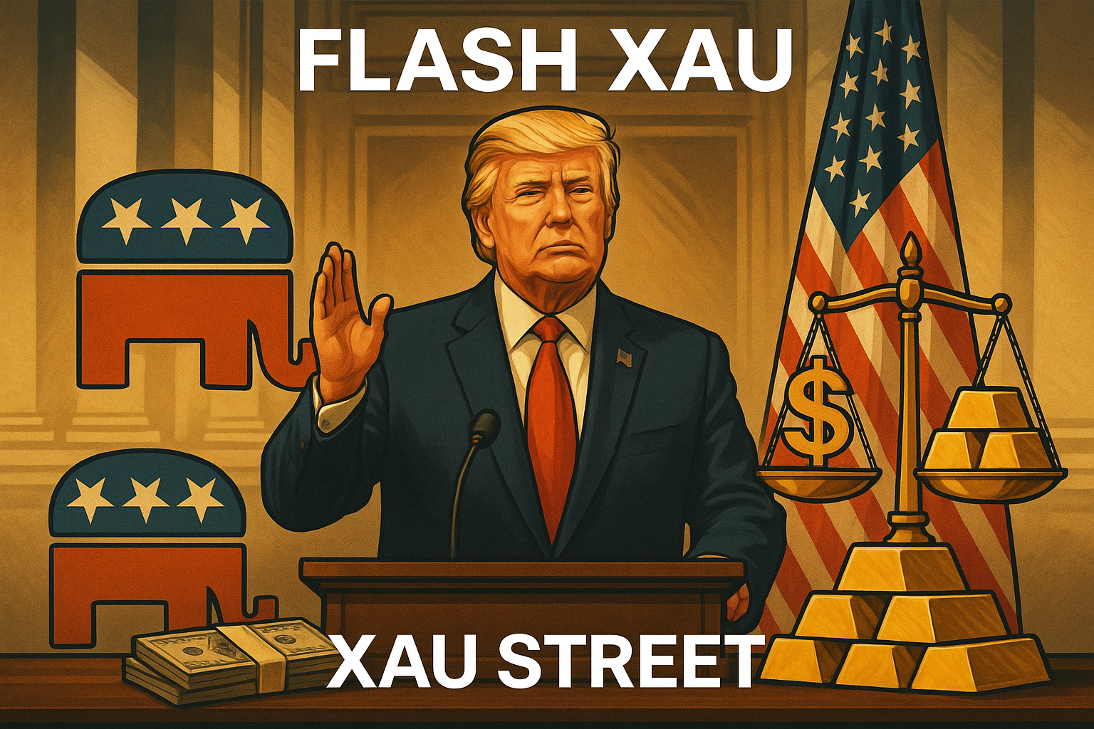 Donald Trump loi budgétaire 2025 et or