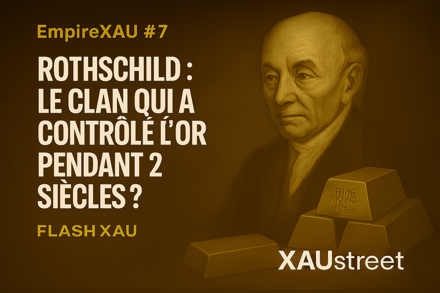 Illustration de la famille Rothschild et leur lien historique avec l’or
