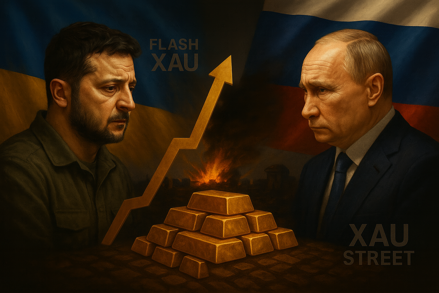 Zelensky, Poutine et montée du prix de l’or