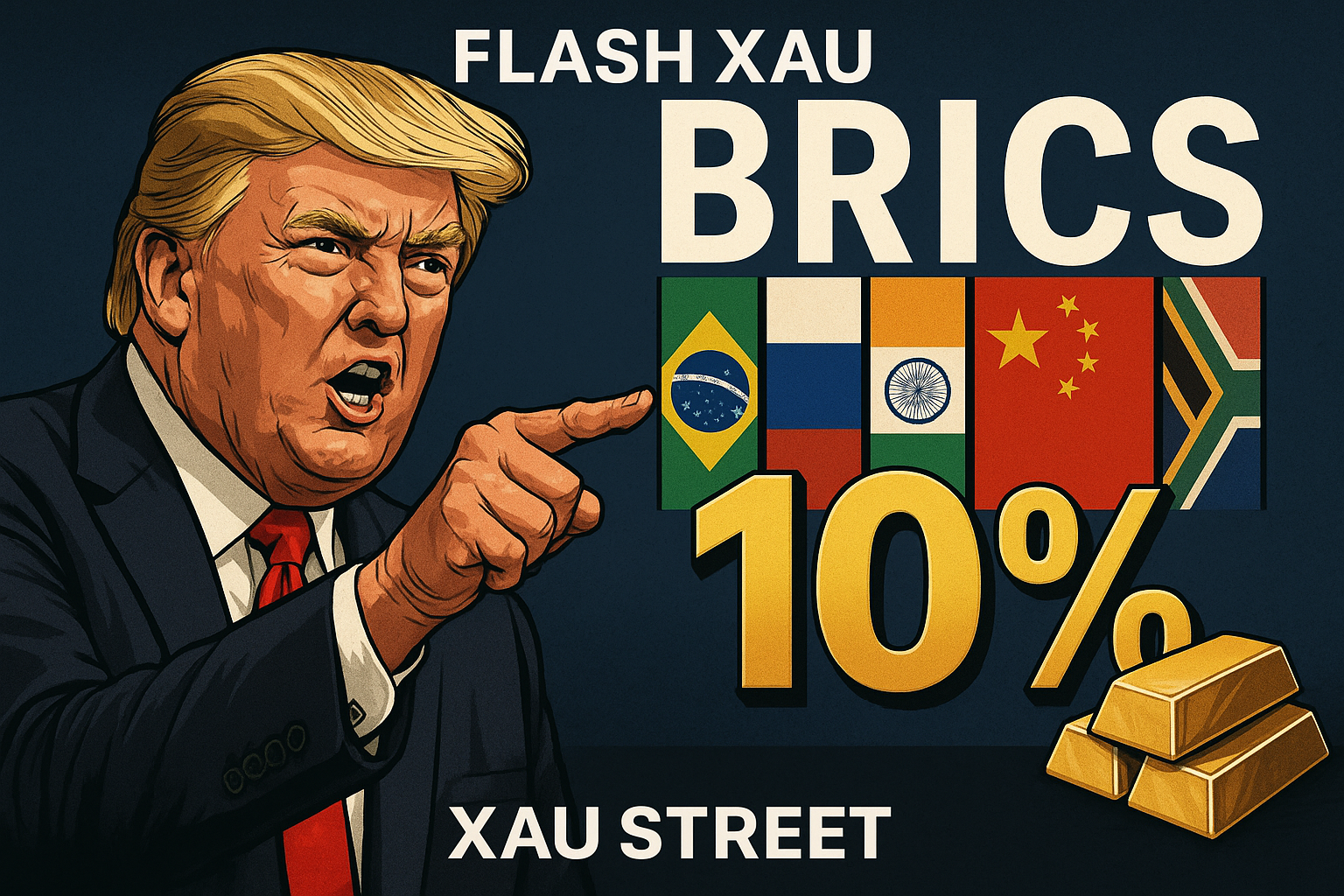 trump brics taxe or dollar
