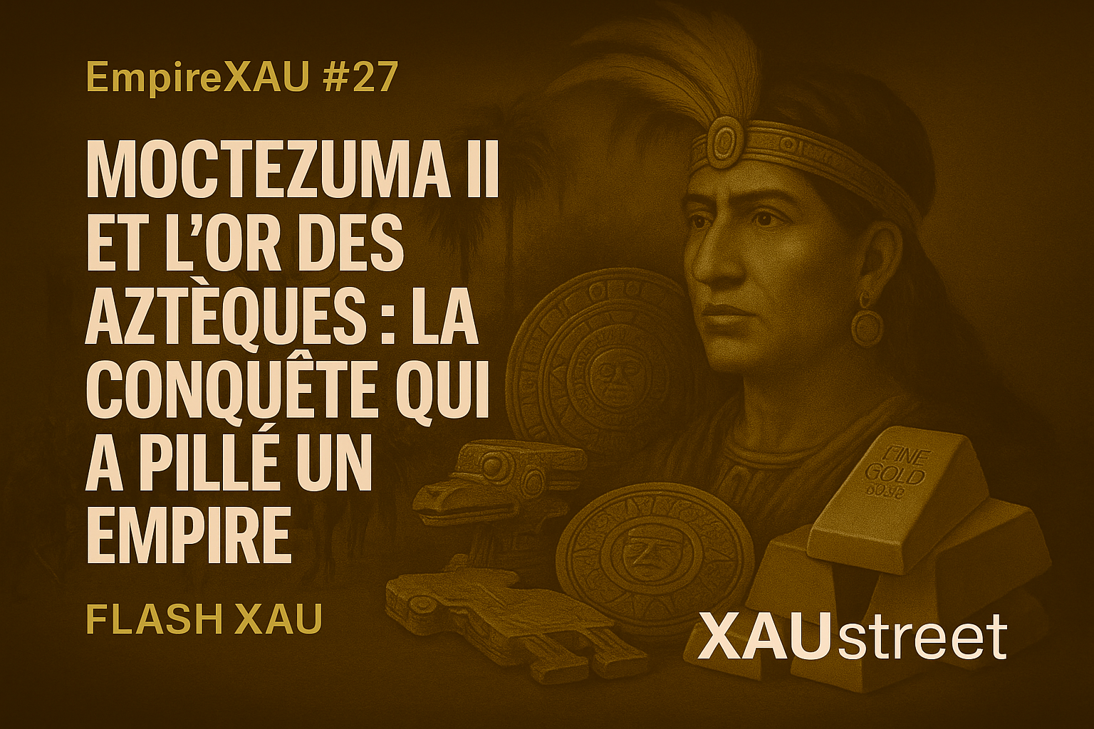 EmpireXAU Moctezuma II or des Aztèques pillage