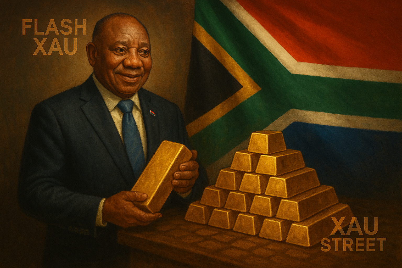 sud-africaines et lingots d’or