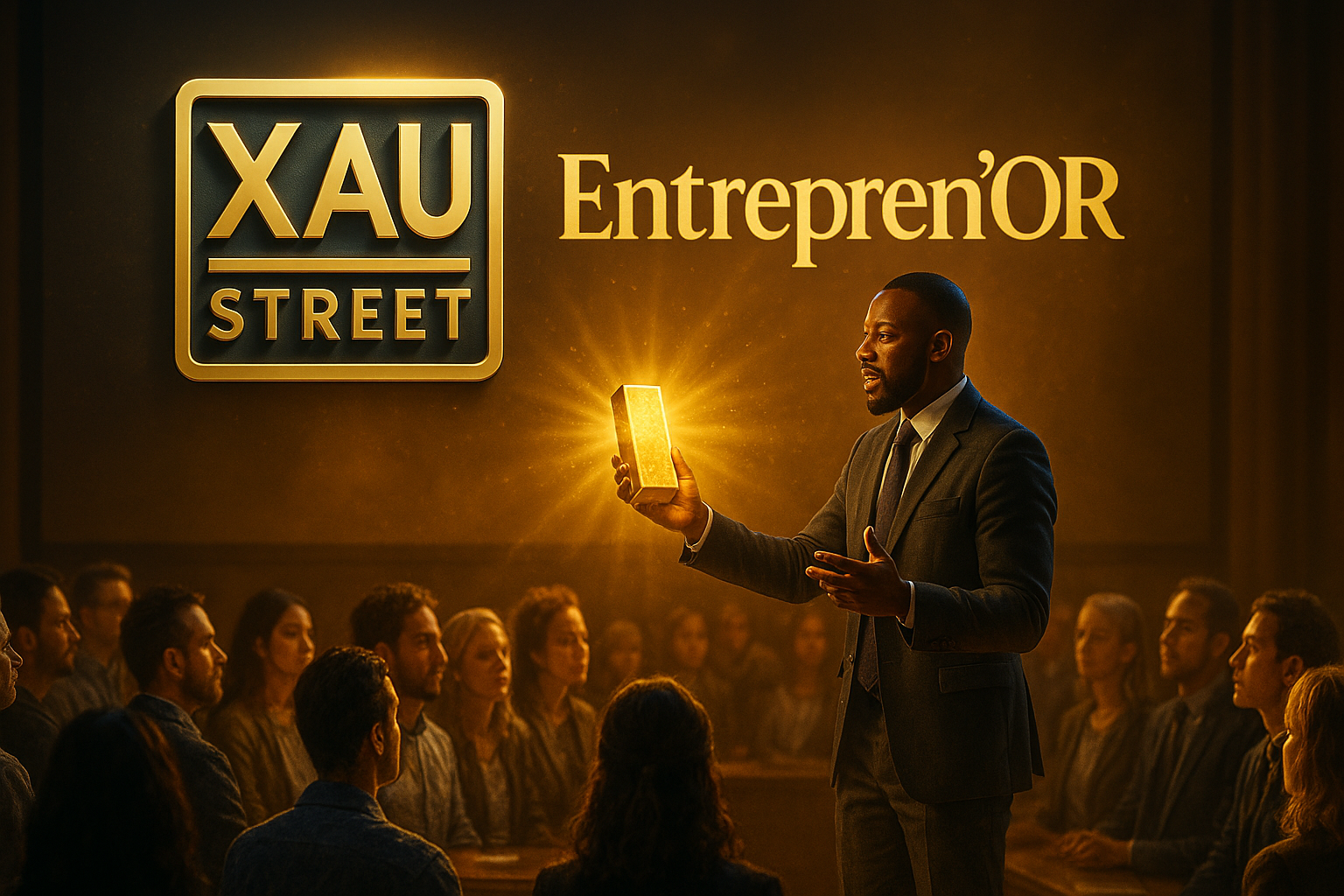Entrepreneurs autour de lingots d’or – Masterclass Entrepren’OR recommandée par XAU Street
