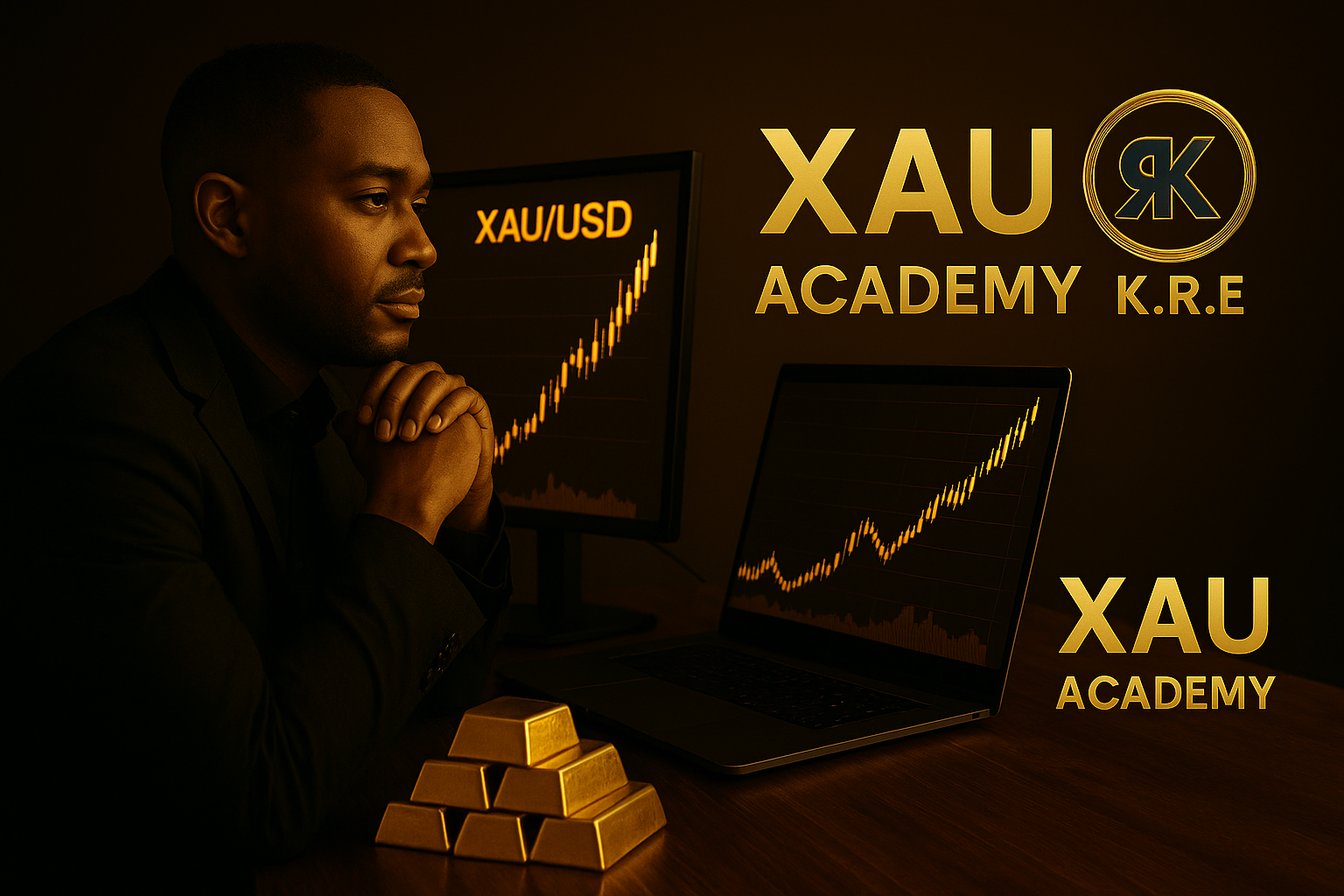 Investisseur fortuné utilisant l’or pour se protéger de l’inflation – K.R.E et XAU Academy