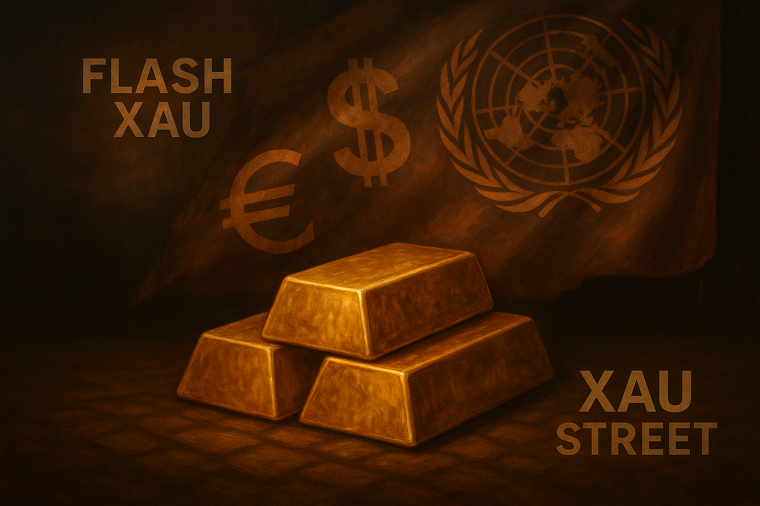 Lingots d’or sur fond de sanctions économiques internationales