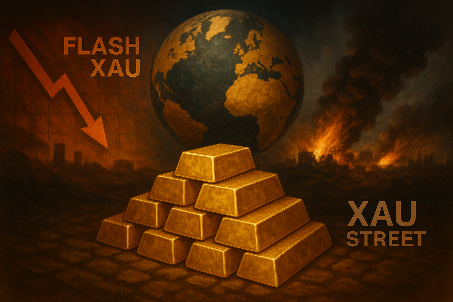 Lingots d’or utilisés comme couverture contre les crises mondiales