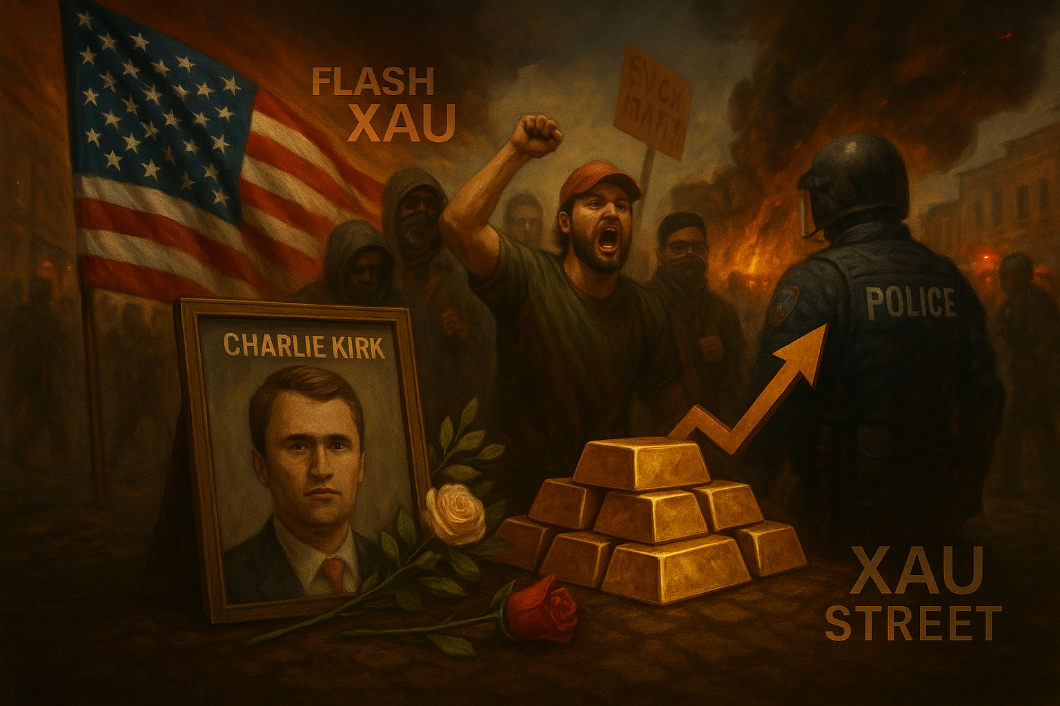 mort de Charlie Kirk dollar or