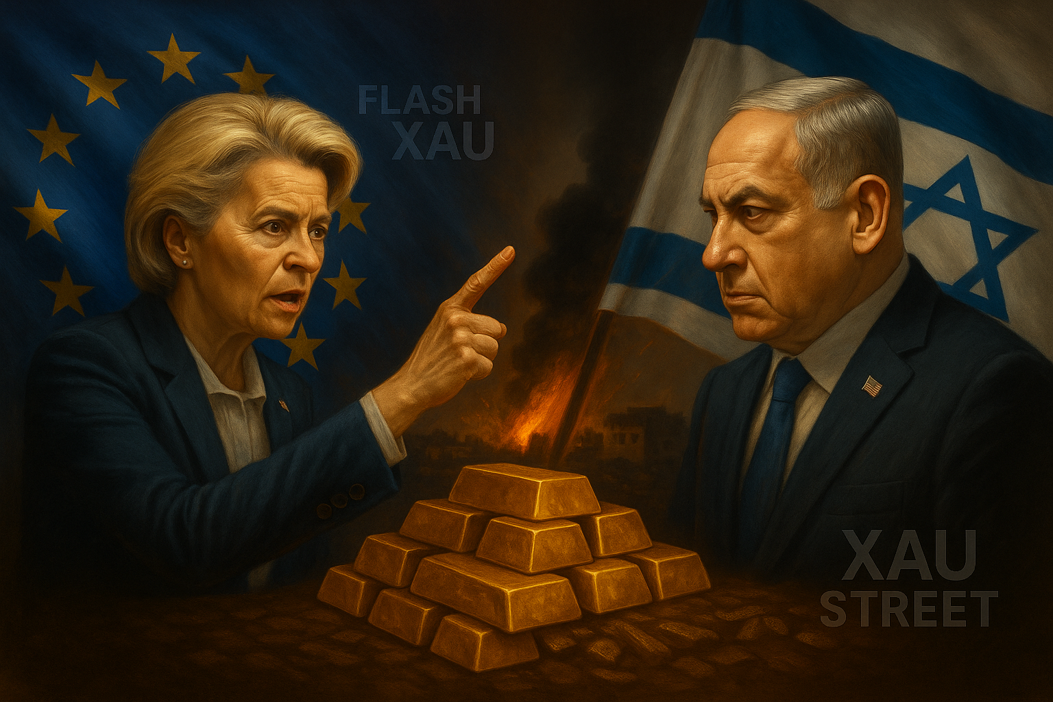 sanctions Europe Israël or