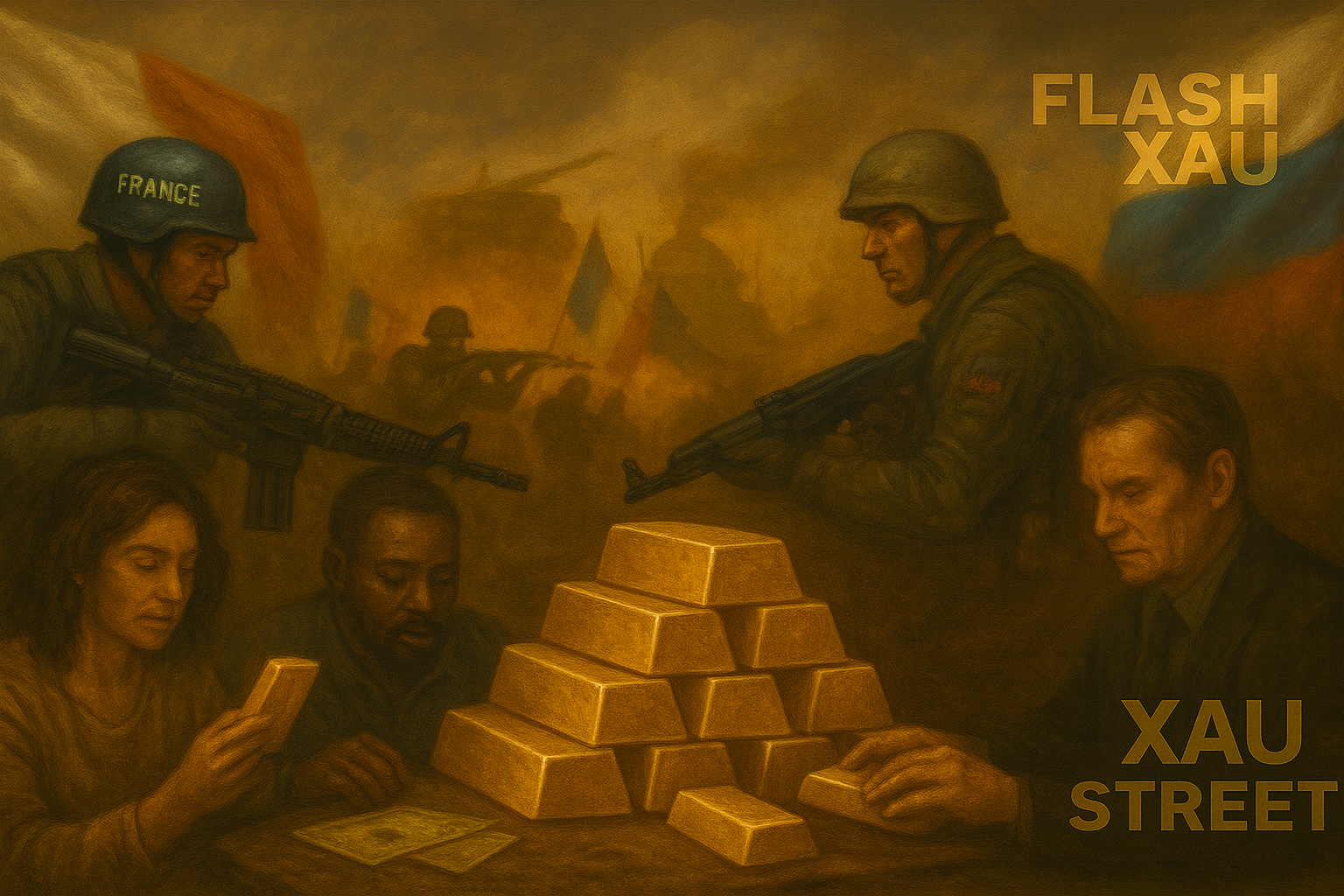 France–Russie : un choc stratégique d’ici 3 à 4 ans ? Pourquoi l’or redevient un bouclier