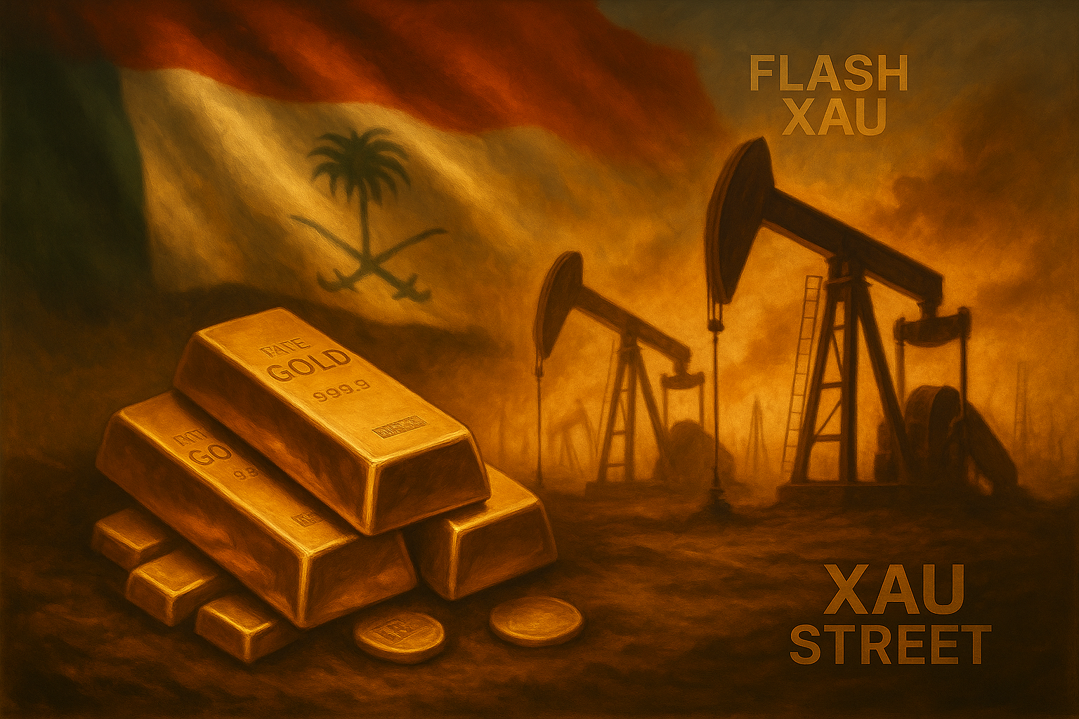 Champs pétroliers et lingots d’or – Lien entre tensions au Moyen-Orient et flambée du métal jaune
