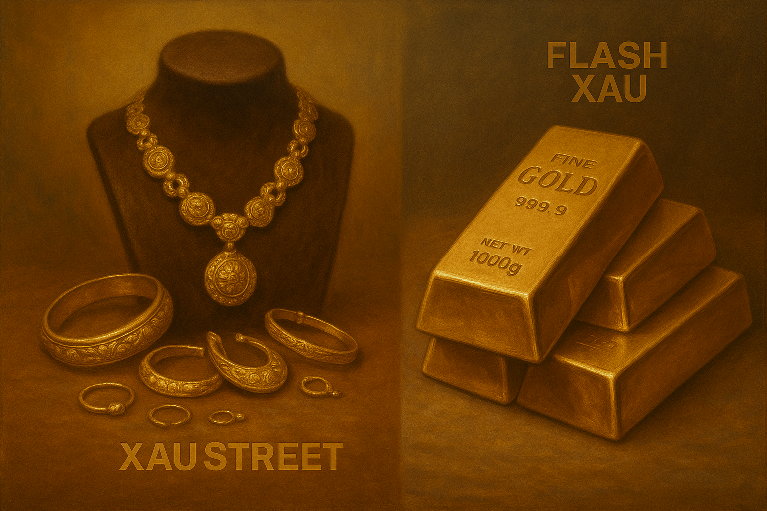 Comparatif entre bijoux et lingots d’or – investissement stratégique