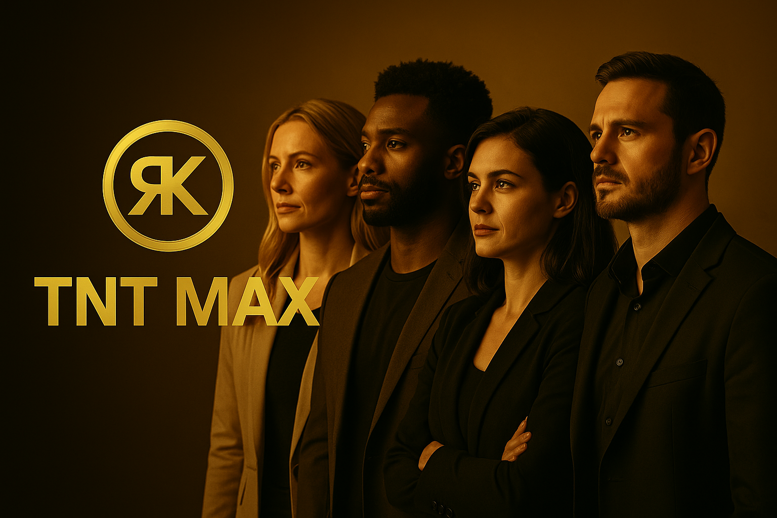 Groupe d’investisseurs déterminés symbolisant la liberté financière – TNT MAX x K.R.E