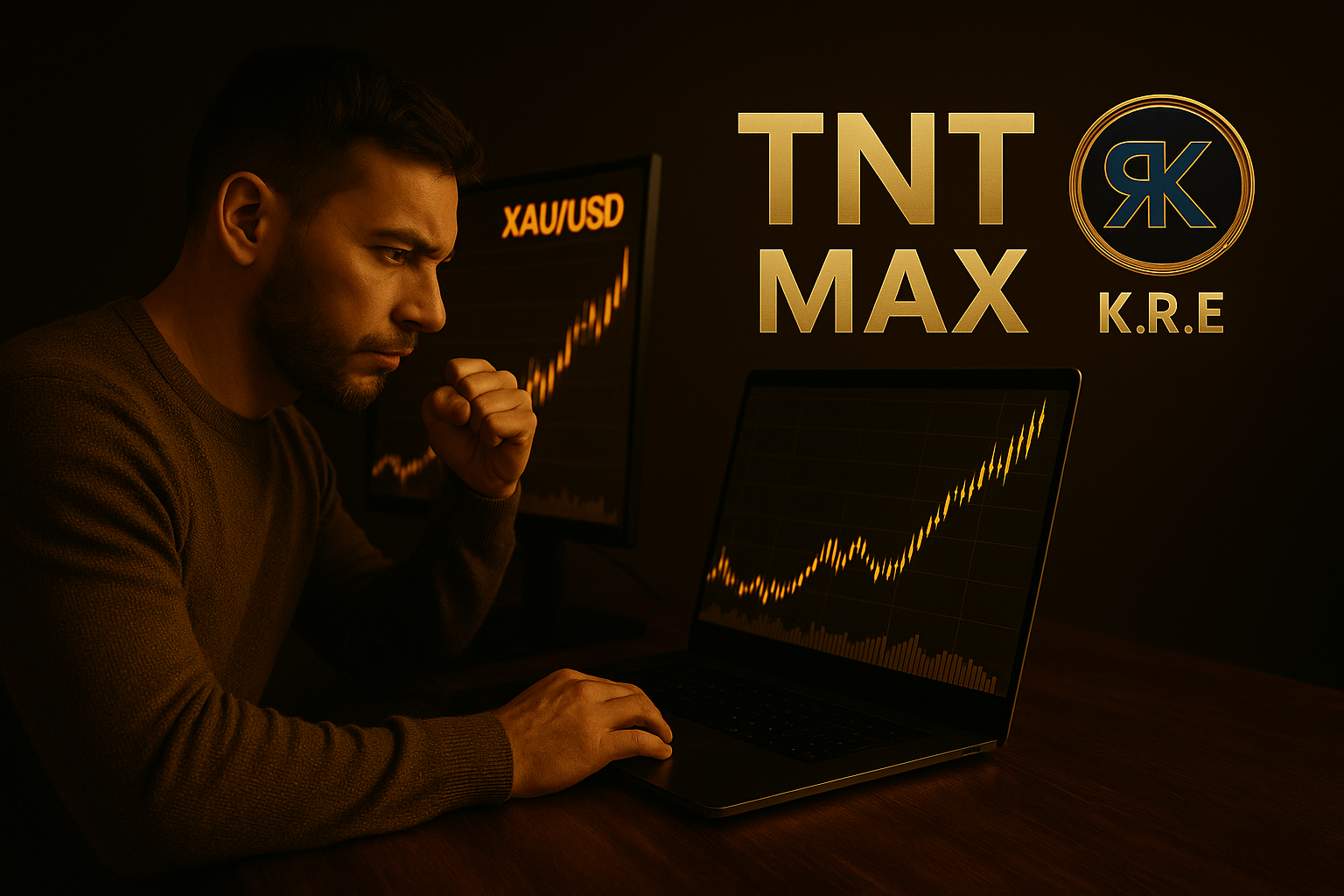 Illustration TNT MAX et K.R.E symbolisant la reprise de contrôle et la liberté financière