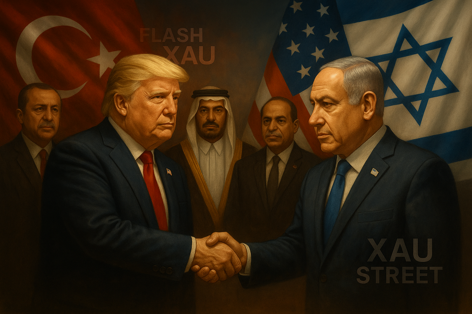 Netanyahou et Trump – Cessez-le-feu sur Gaza et impact sur le marché de l’or