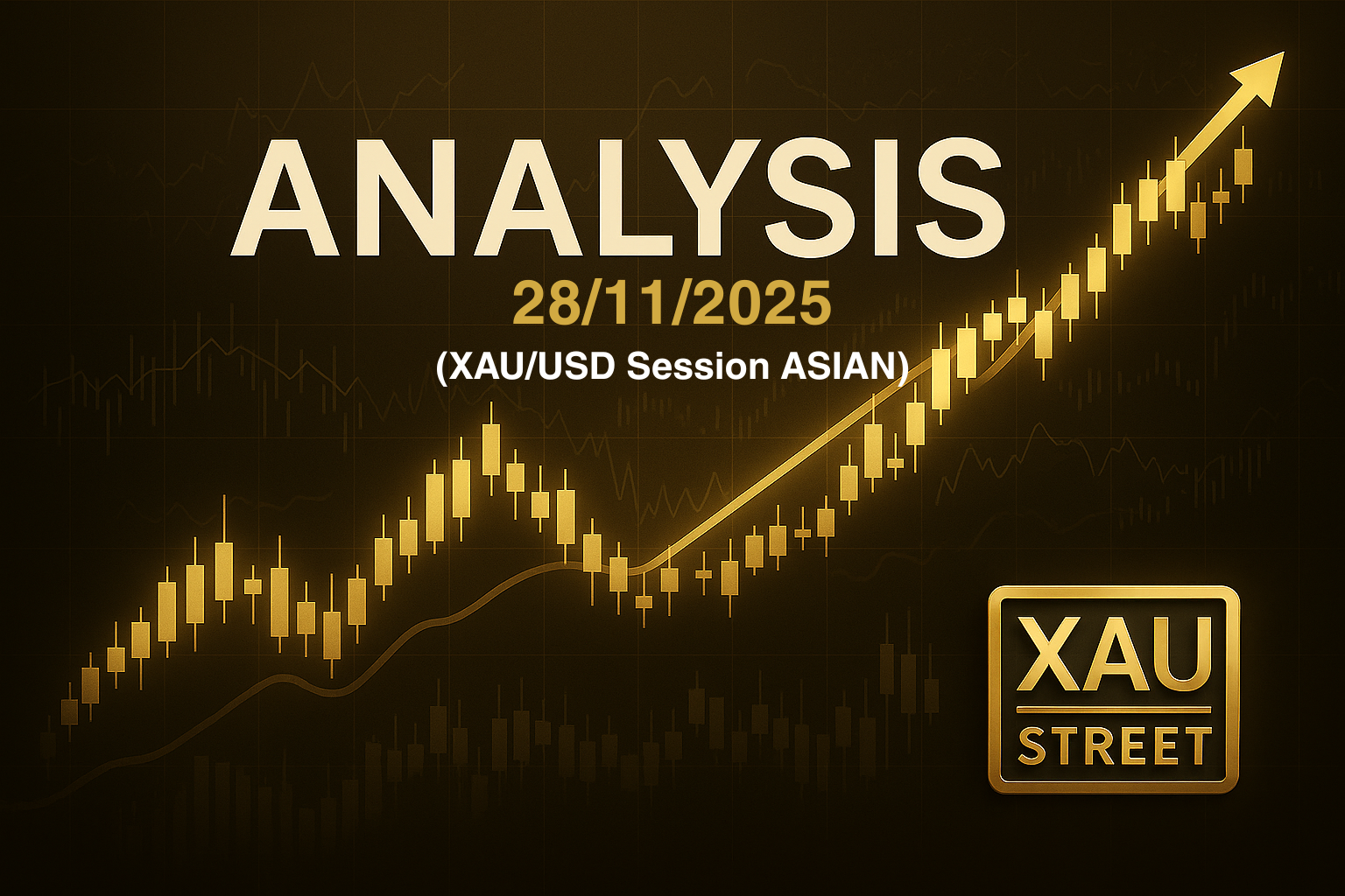 Illustration XAUUSD hausse post-Thanksgiving 2025