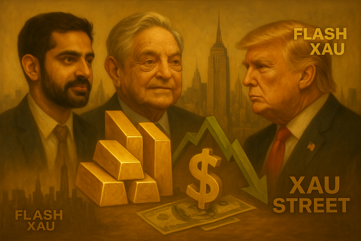 L'effondrement du dollar à New York