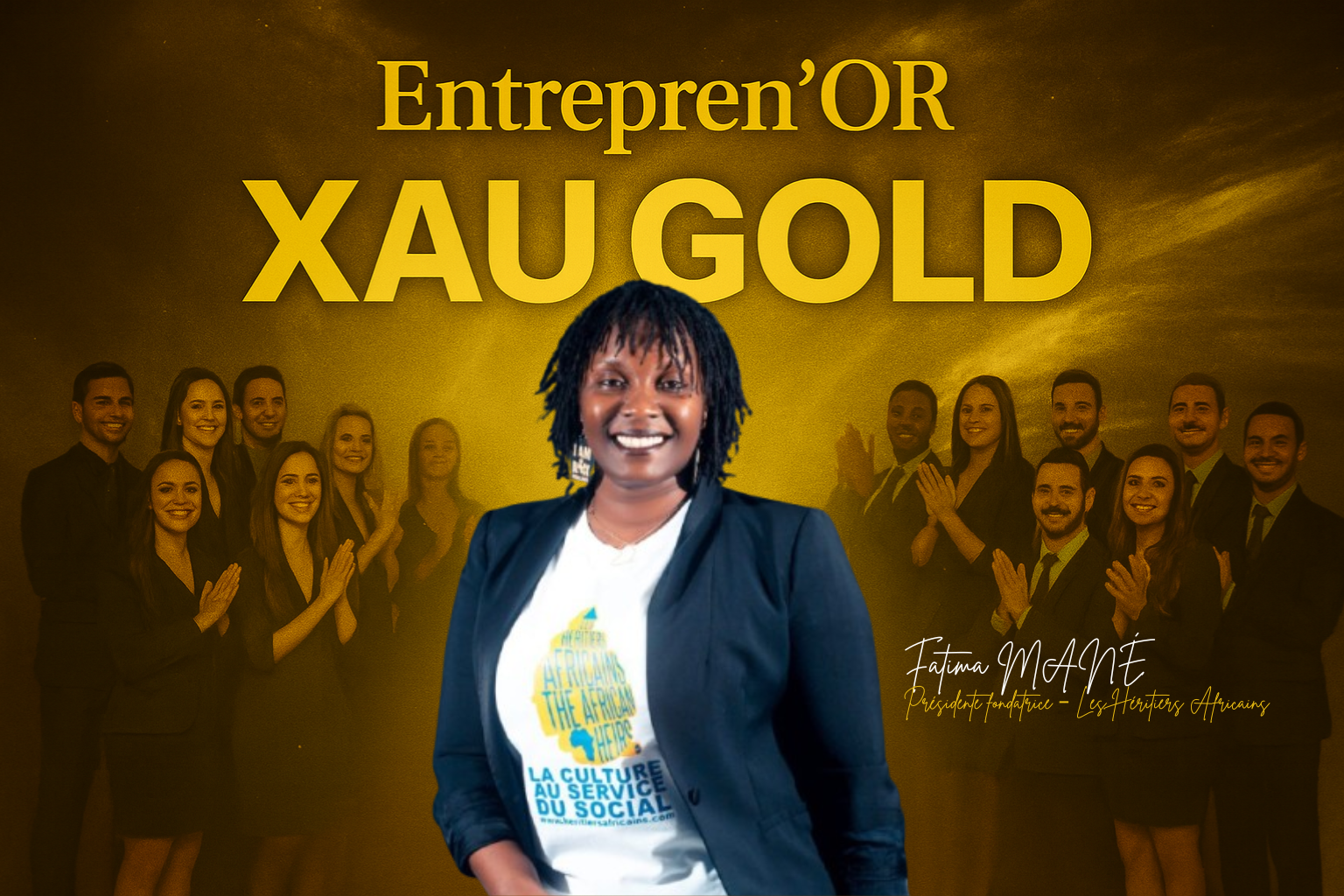 Portrait officiel de Fatima Mané, Entrepren’OR XAU GOLD – XAU Street (4)