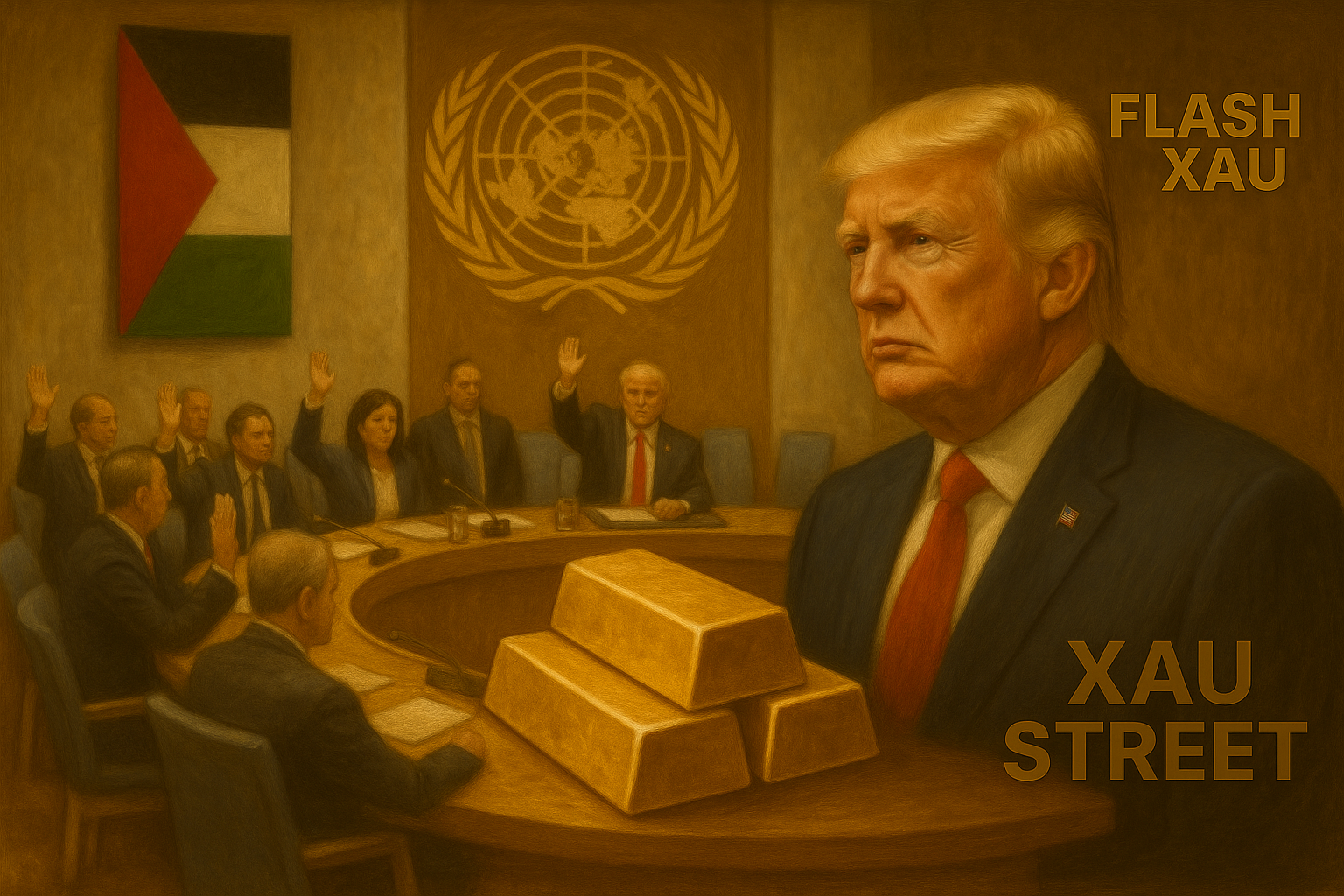 Salle du Conseil de sécurité de l’ONU à l’heure du vote – ambiance de crise et relance de l’or