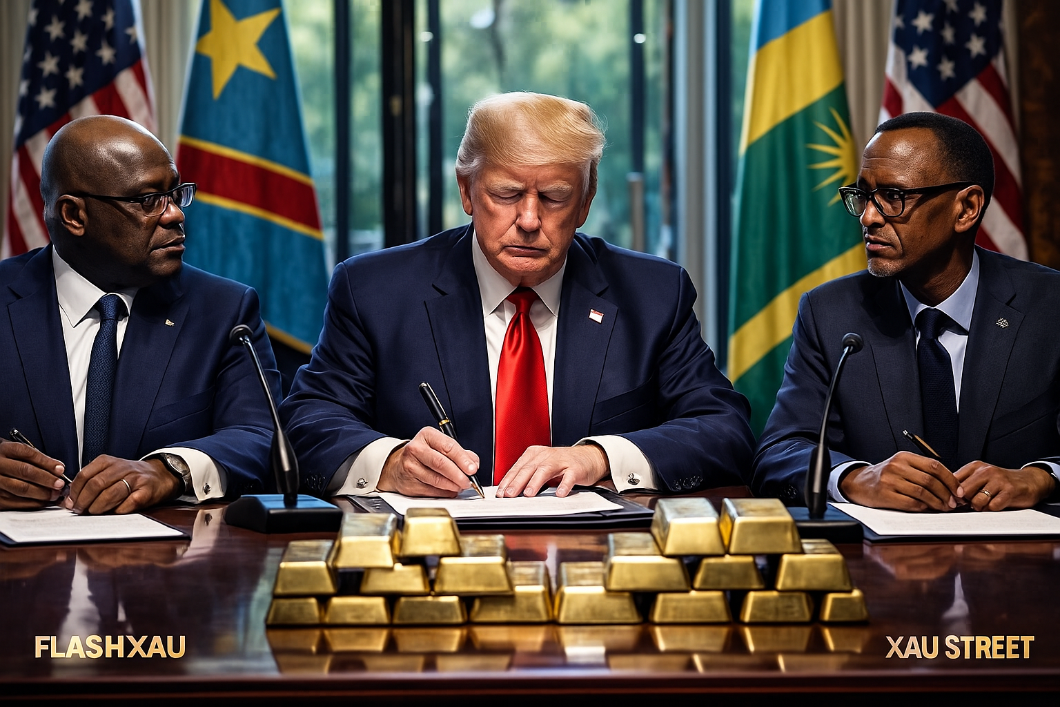 Accord RDC Rwanda sous médiation américaine – enjeux autour de l’or et des ressources