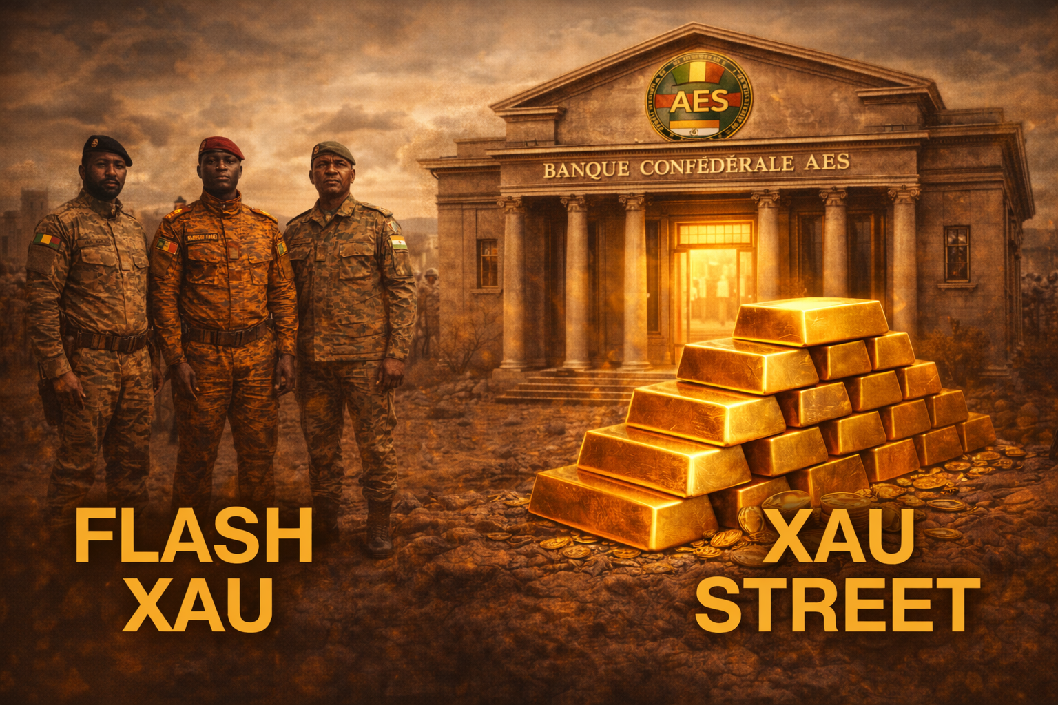 Banque Confédérale AES – sommet 23 décembre 2025 et stratégie monétaire de l’or