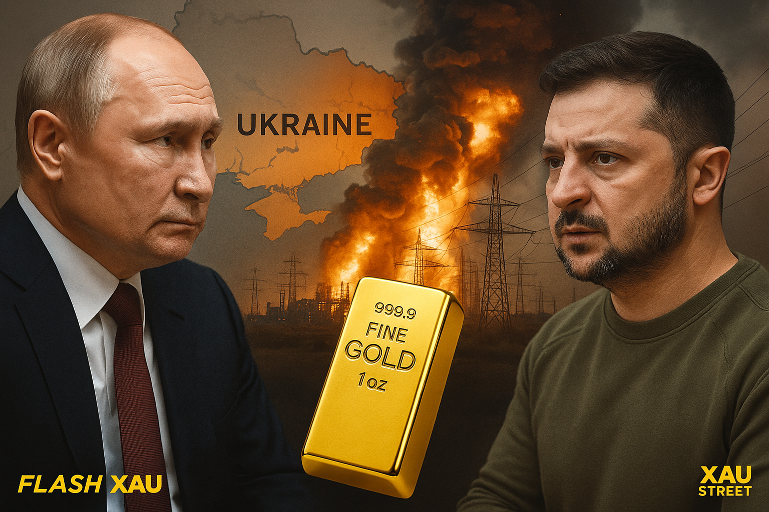 Carte Ukraine – infrastructures énergétiques visées, tensions géopolitiques et impact sur l’or