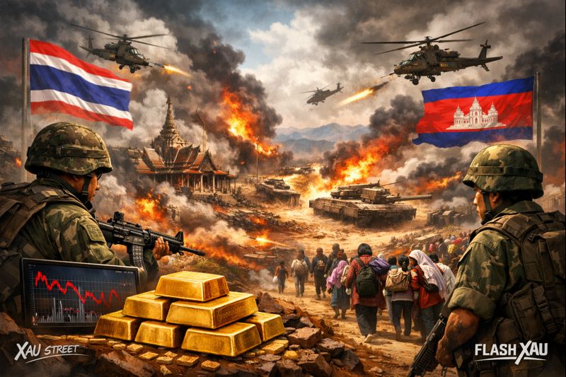 Conflit Thaïlande Cambodge décembre 2025 – escalade géopolitique et or refuge