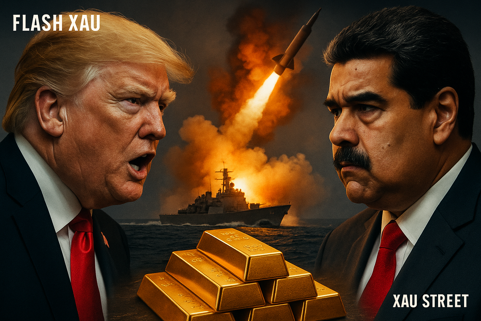 Escalade militaire États-Unis Venezuela – impact sur le marché de l’or