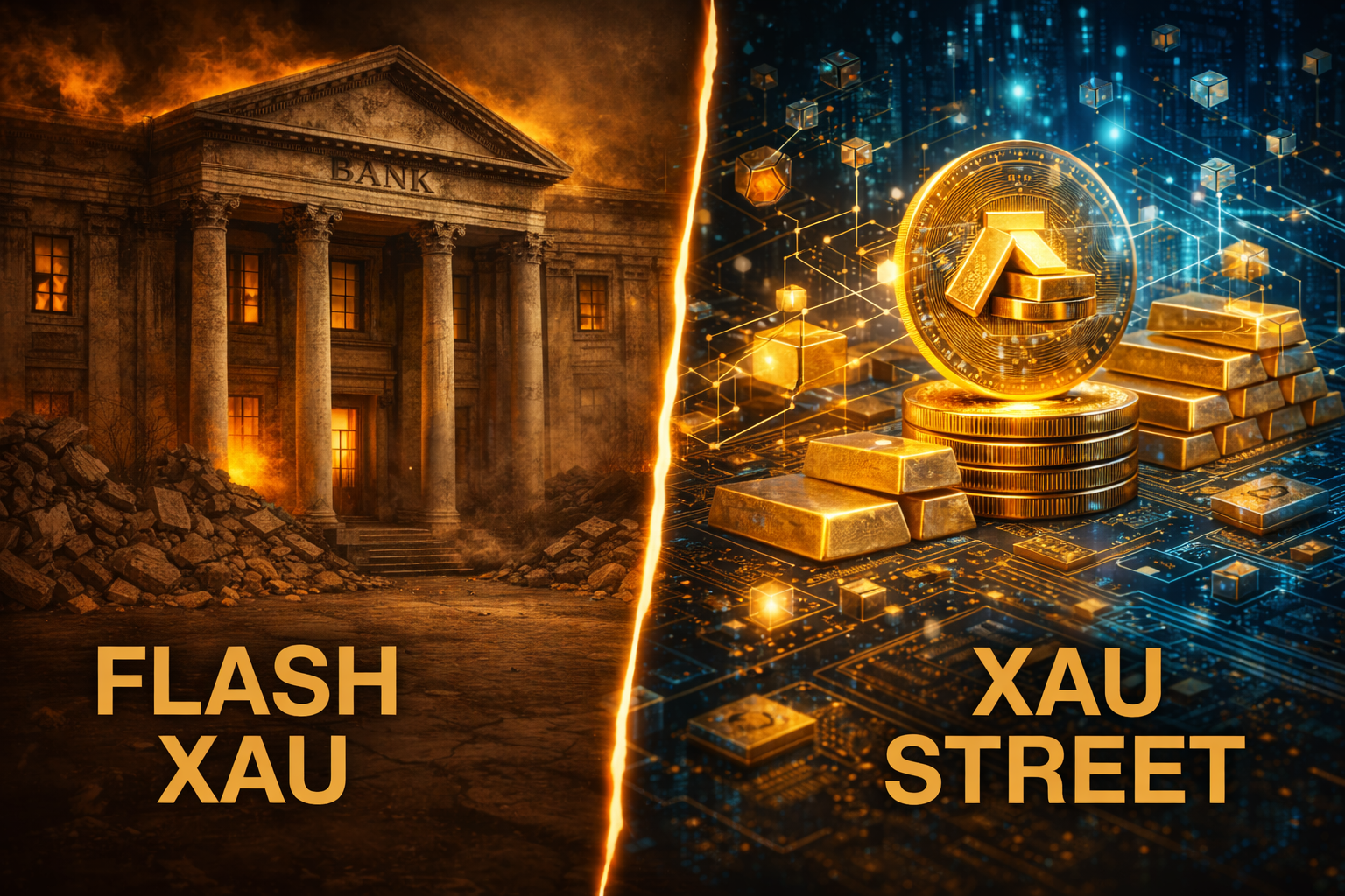 Or sur blockchain et disruption des banques traditionnelles – analyse XAUstreet