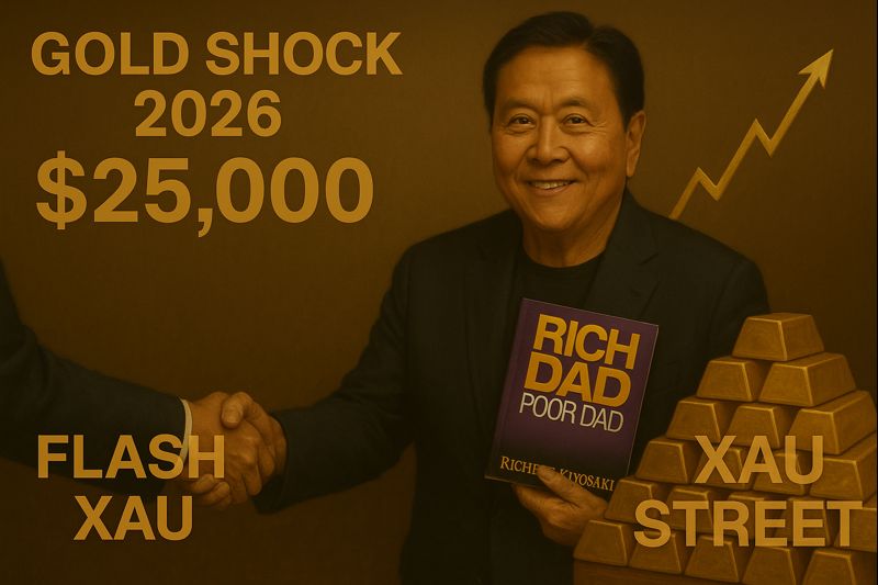 Robert Kiyosaki projection or 25 000 $ – analyse 2026