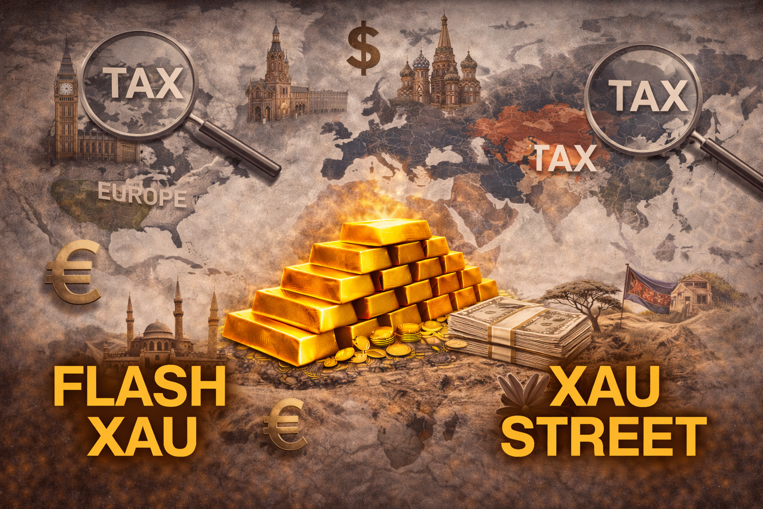 Carte mondiale de l’or et des stratégies fiscales en 2026 — protection du patrimoine