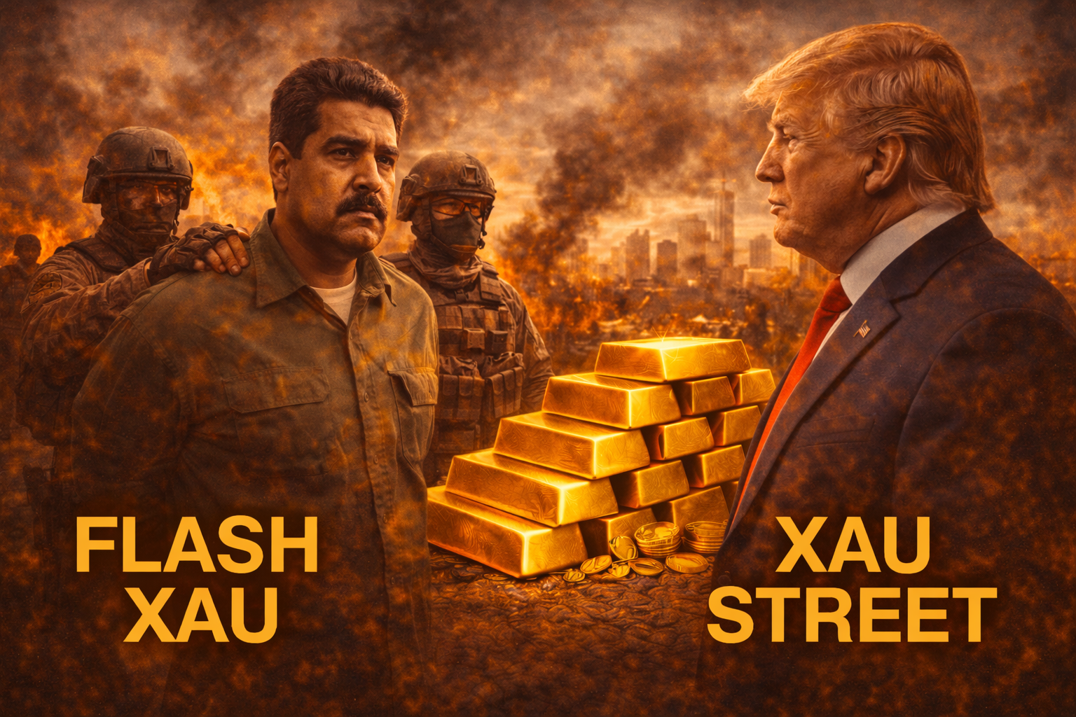 Donald Trump face à Nicolás Maduro, l’or au centre d’un séisme géopolitique et d’une bataille mondiale pour les ressources