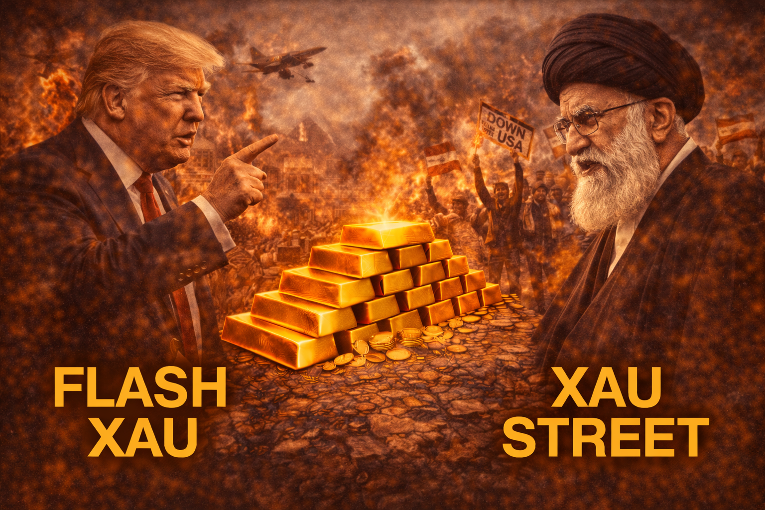 Donald Trump face à l’Iran, tensions géopolitiques et or au centre des marchés mondiaux