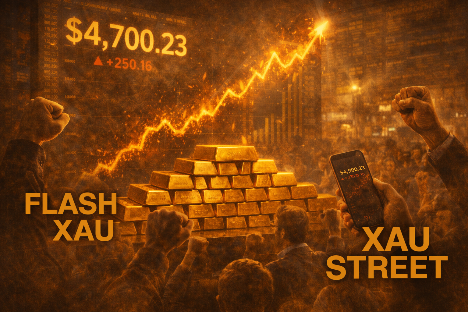 Graphique macroéconomique : l’or au milieu, franchissement des 4 700 $ le 20 janvier 2026, dollar sous pression et tensions géopolitiques mondiales