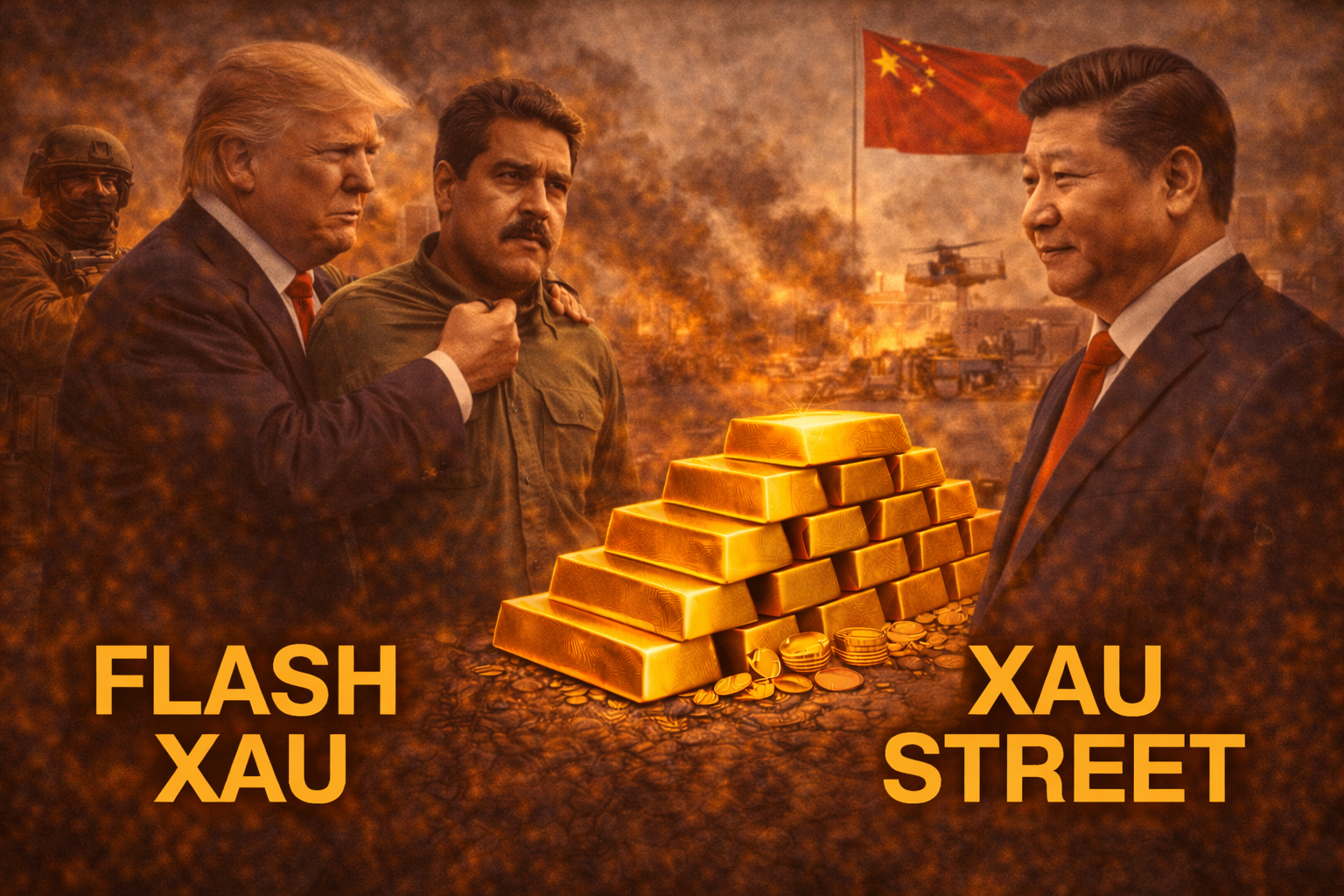 Trump face à Maduro, rivalité États-Unis–Chine et or au centre des marchés – Analyse géopolitique XAUstreet janvier 2026