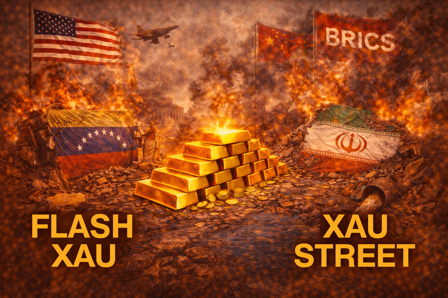 tensions géopolitiques or, BRICS or, Iran sanctions or, Venezuela or impact, marchés de l’or