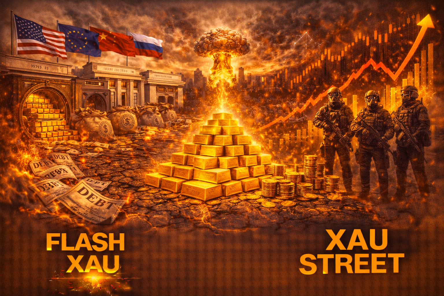 Accumulation d’or par les banques centrales comme assurance contre la crise financière mondiale