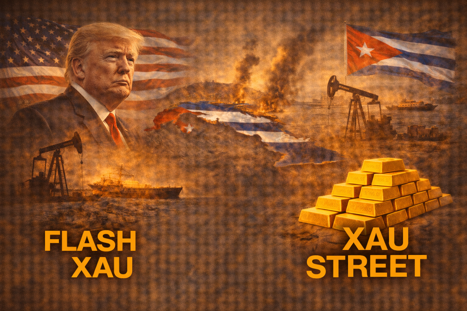 Crise géopolitique Cuba États-Unis Trump avec l’or au centre des tensions monétaires mondiales