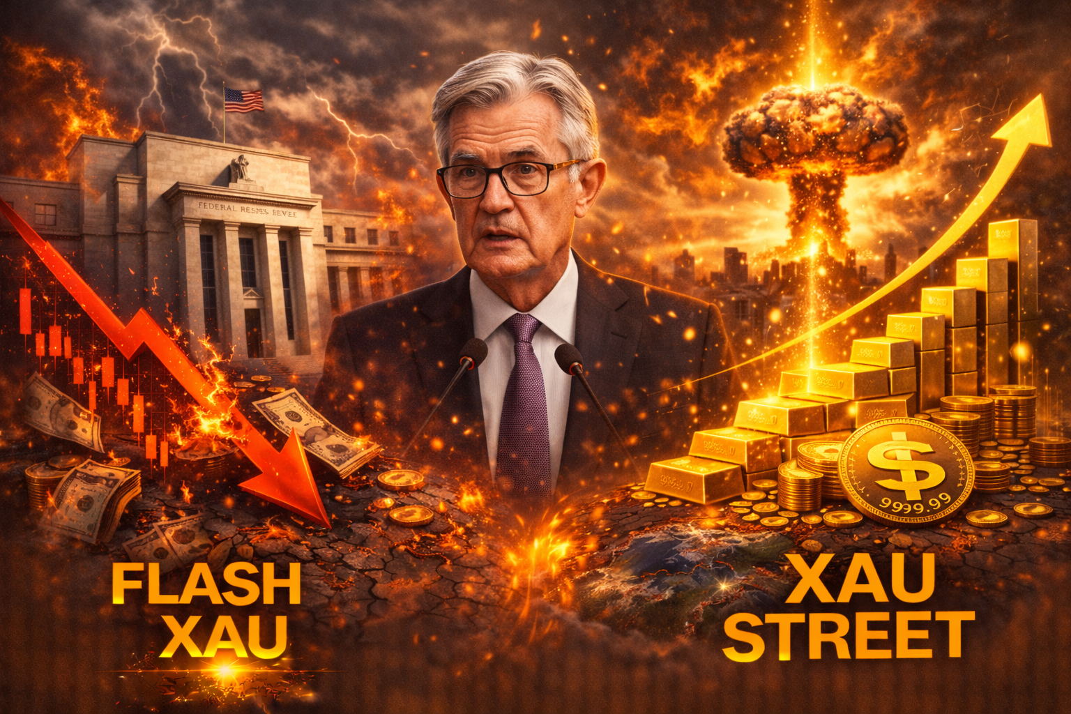 Décision de la Federal Reserve influençant le marché mondial de l’or et la volatilité financière