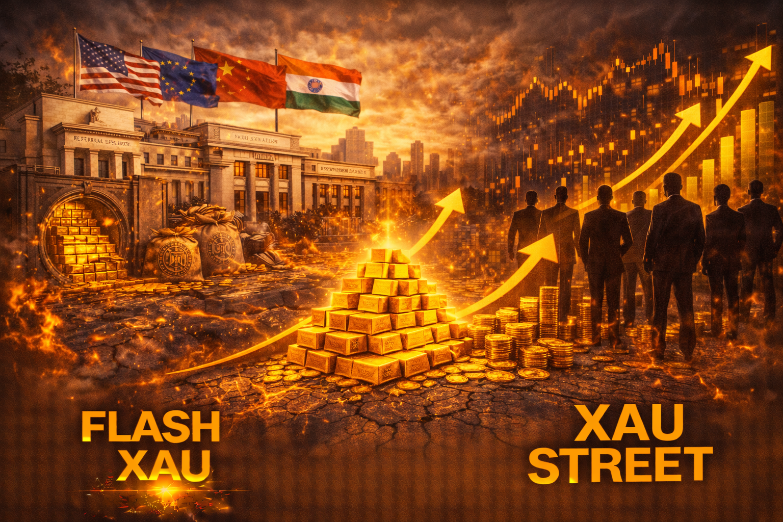 Influence des banques centrales et marchés financiers sur le prix mondial de l’or en 2026