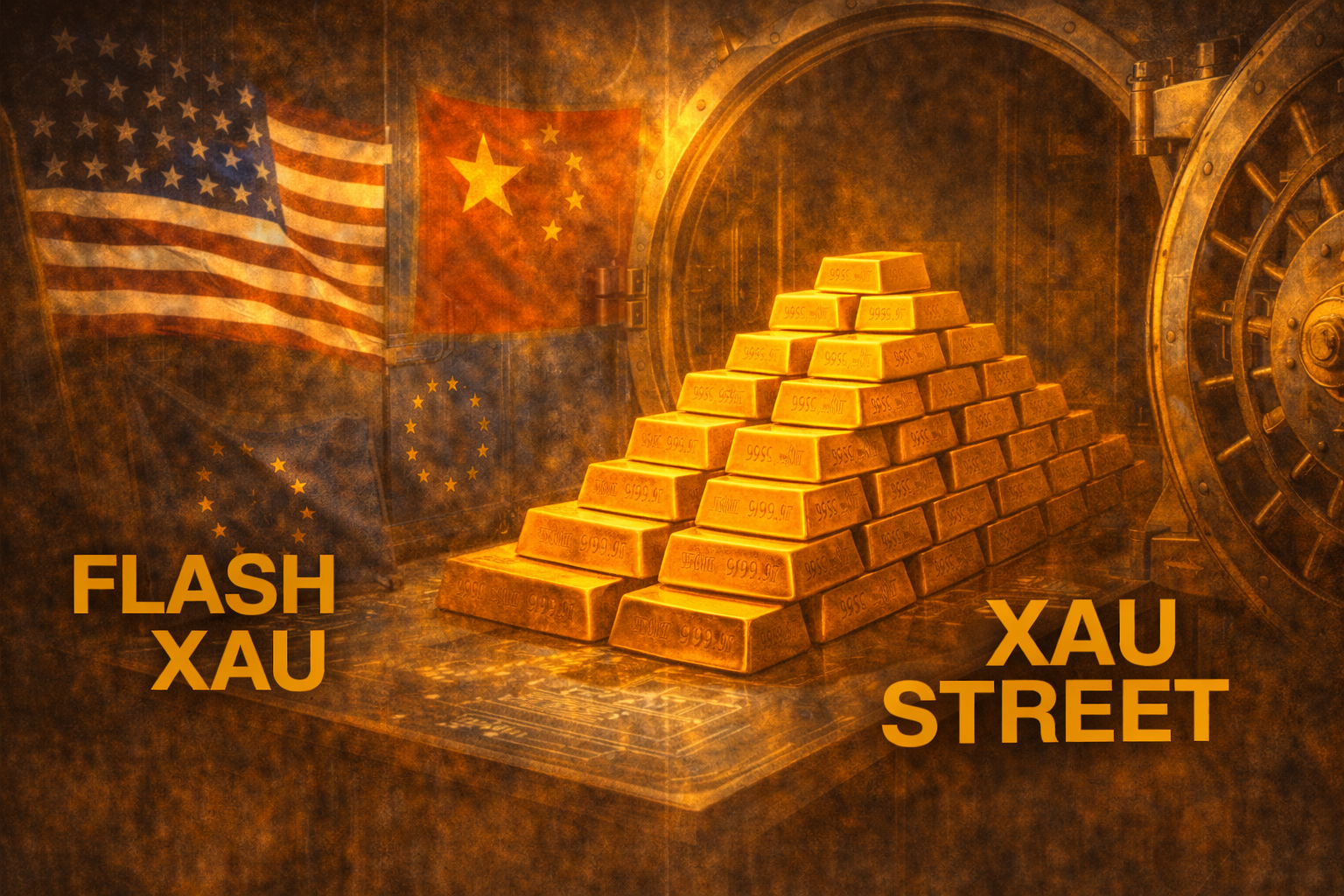 Lingots d’or détenus par banques centrales illustrant les réserves stratégiques mondiales